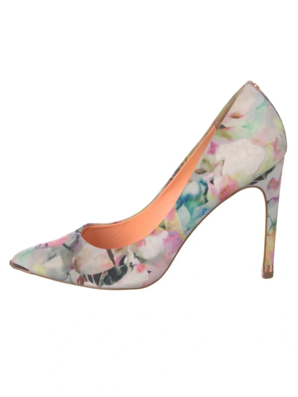 Ted Baker London Floral Watercolor Pointed Toe Stiletto Pumps Heels Size US 10